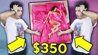 I have to put THIS on my bed?! Buying 100% RANDOM Wish Room Make Over!