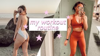 MY WORKOUT ROUTINE 2018 + legs/booty & abs