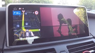 BMW E70 Андроид 8.1 экран 10.25" Разделение экрана Split Screen