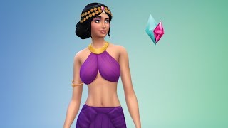 Sims 4 Create a Sim: Princess Jasmine