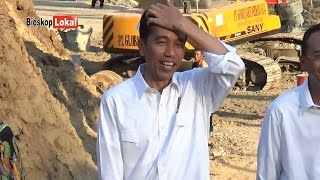 Kunjungan Presiden "JOKOWI" di Bendungan Tugu Trenggalek - "Presiden Jokowi Blusukan"