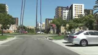 Los Angeles, California - A Drive around Park La Brea Apartments HD (2011)