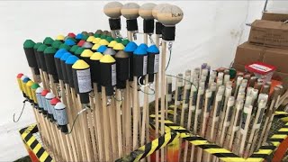 Đốt 30 quả pháo hoa giá 35k pháo hoa rocket giá rẻ | Chiến Nổ Vlogs