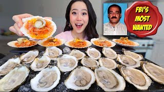 NUCLEAR NOODLE SCALLOPS + GIANT OYSTERS MUKBANG