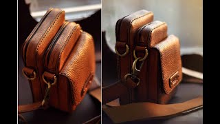 Мужская сумка - барсетка из натуральной кожи.