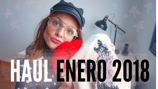 HAUL ENERO 2018 - STRADIVARIUS, H&M Y MÁS - FASHION IN THE STREET