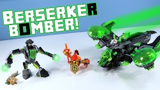 LEGO NEXO Knights 2018 Berserker Bomber 72003 Speed Build Review