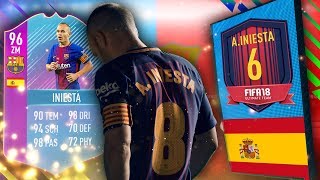 KOSTENLOSES 125k Pack + End of Era INIESTA (96) SBC abgeschlossen - FIFA 18