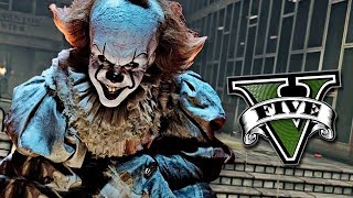 GTA V MODS: (IT) PENNYWISE, EL PAYASO ASESINO !! - RobleisIUTU