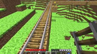 Minecraft Tutorials - 15 - How to Survive & Thrive (Minecarts & Rails)