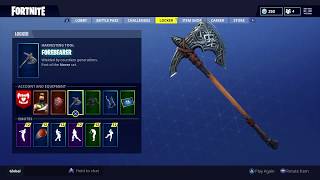 Fortnite Forebearer pickaxe sound Showcase! +GIVEAWAY?