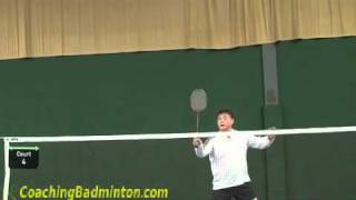 Badminton: Forehand Tap Drive