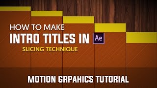 After Effects Tutorial: Slicing Logo in After Effects - No Plugins