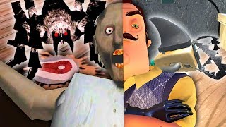 HELLO GRANNYN LEMMIKKI | Pelataan Hello Neighbor Granny (MOD) #2
