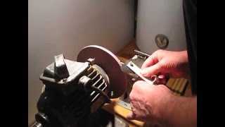 Заточка сферических ножей к ледобуру MORA в домашних условиях. Продолжение.
