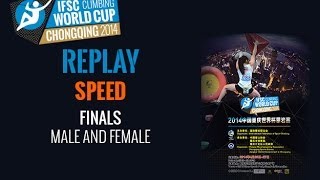 IFSC Climbing World Cup Chongqing 2014 - Speed - Finals