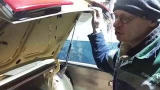 установка газовых стоек  багажник Газ 3110.31105