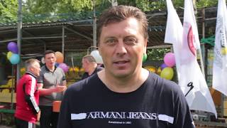 Валерий Шмаров на закрытии летнего лагеря ФК "Звезда" Люберцы