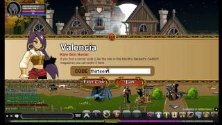 Adventure Quest Worlds: Valencia's Special Codes