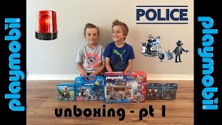 Unboxing - pt1 - Playmobil Police Motorbikes