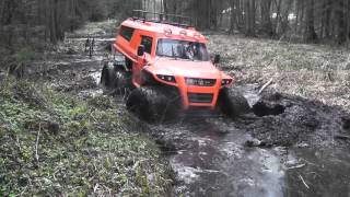 Вездеходы Литвина. All-terrain vehicle Litvina. Болото, торф, грязь.