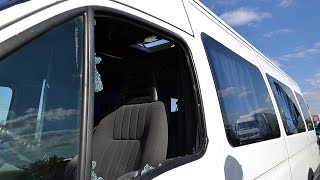 В Одессе обстреляли пассажирский микроавтобус