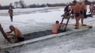 Водохреща в церкві Святої Великомучениці Параскеви УПЦ КП с. Чудниця 2016 рік ІІІ частина