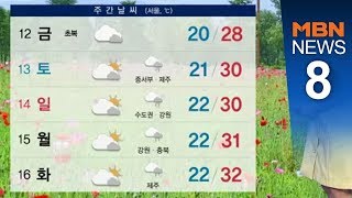 내일까지 전국 장맛비…동해안 많은 비[뉴스8]