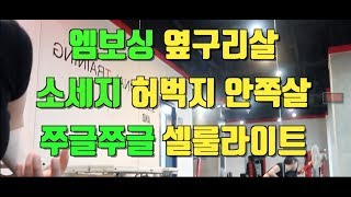 효과 없기만 해봐라...옆구리살/튜브살,  허벅지안쪽살,  셀룰라이트 제거운동 | 온도니