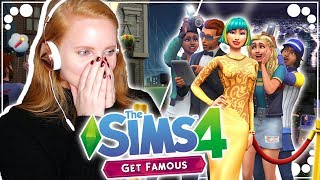 NEW EXPANSION!! ⭐THE SIMS 4: GET FAMOUS (Trailer reaction)