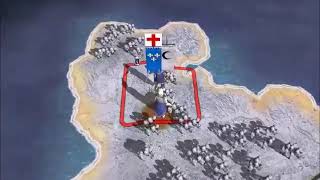 Medieval II Total War мод Deus Lo Vult Прохождение за Францию 12 Крестоносцы идут на Лондон