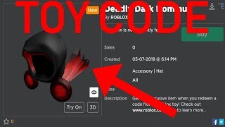 ROBLOX JUST RELEASED A NEW DOMINUS! (TOY CODE)