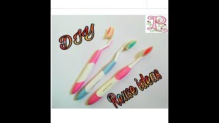 Best out of waste tooth brush craft ideas | craft ideas | Best use of waste Toothbrush