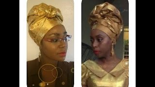 How to tie Ichafu:  Chimamanda's style