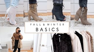 FALL & WINTER 2018 BASICS - Boots & Coats Edition!