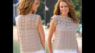 Вязаная Кофточка на Лето Крючком - модели - 2019 / Knitted Blouse on Summer Crochet
