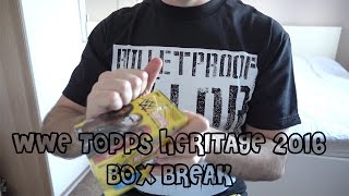 WWE Topps Heritage 2016 Blaster Box Break - kiss card???