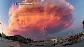 2 Timelapse Calbuco Chile 2015 HD / Erupción volcán / Eruption volcano / Извержение вулкана / 火山噴發