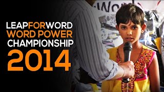 LeapForWord Word Power Championship 2014