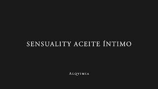 Sensuality Aceite Íntimo | ALQVIMIA
