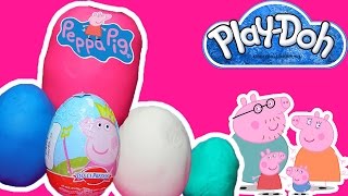 Play doh Peppa pig español Huevitos Juguetes de Peppa Pig Play Doh