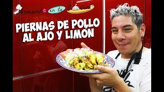 Piernas de Pollo al Ajo  y Limon