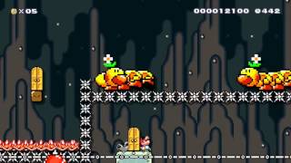 SpinJump Graveyard (Hard): Beating Super Mario Maker's Unbeaten Levels!