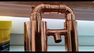 Использование медной колонны "Волга 35-750".