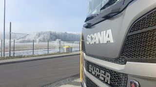 Две выгрузки в Германии.45 ч. в отеле #в_пути с #ИгорьКотляров Дальнобой по Европе на #scanianextgen