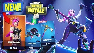 NEW UPDATE!! *LEGENDARY POWER CHORD SKIN* // 11,900+ KILLS // 639+ WINS (Fortnite Battle Royale)