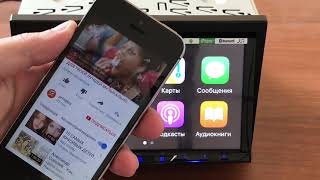 2DIN автомобильный ресивер Pioneer AVH-Z5000BT и Apple CarPlay