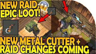 EPIC NEW Raid w AMAZING Loot- NEW METAL CUTTER + RAID CHANGES- Last Day On Earth Survival 1.7 Update