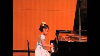 Miyu, 8years. Beethoven  Piano Sonata No. 10.  G major