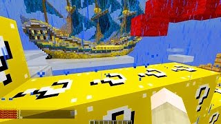 LUCKY BLOCKS SKY PIRATE SHIPS MOD CHALLENGE - MINECRAFT MODDED MINI-GAME!